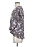 West Kei 100% Polyester Gray Short Sleeve Blouse Size S - photo 5