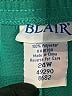 Blair 100% Polyester Color Block Teal Casual Pants Size 24W - photo 4