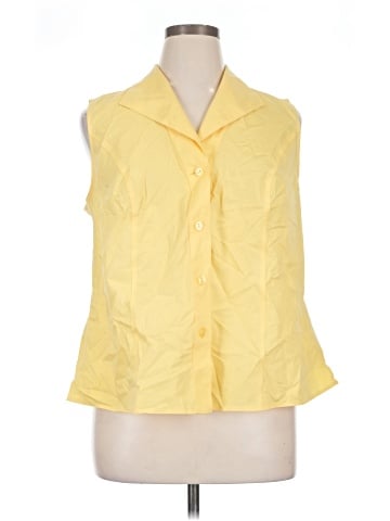 Jones New York Sleeveless Button-Down Shirt (view 1)