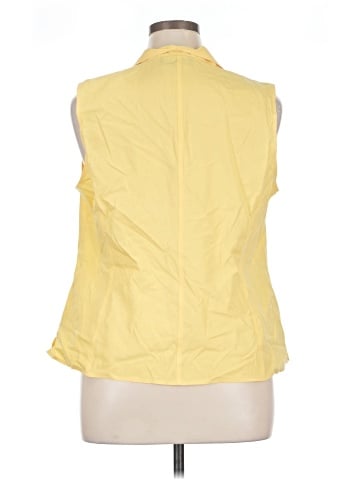 Jones New York Sleeveless Button-Down Shirt (view 2)