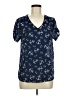 Live 4 Truth Stars Blue Short Sleeve Blouse Size M - photo 1