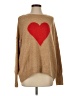 Vince Camuto Hearts Tan Pullover Sweater Size S - photo 1