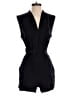 Twenty One Solid Black Romper Size M - photo 1