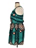 Bebop Print Teal Casual Dress Size XL - photo 5