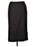 Max Mara Stripes Black Wool Skirt Size 10 - photo 1