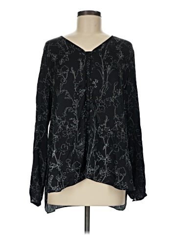 Classiques Entier Long Sleeve Silk Top (view 1)