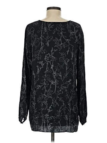 Classiques Entier Long Sleeve Silk Top (view 2)