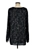 Classiques Entier Print Black Long Sleeve Silk Top Size M - photo 2