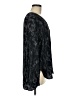 Classiques Entier Print Black Long Sleeve Silk Top Size M - photo 4