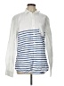GOODTHREADS 100% Cotton Stripes White Long Sleeve Button-Down Shirt Size L - photo 1