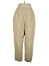 Laura Ashley Solid Tan Silk Pants Size 16 - photo 2