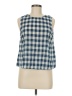Current/Elliott Blue Sleeveless Blouse Size Med (2) - photo 1