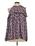Belle + Sky 100% Polyester Blue Sleeveless Blouse Size L - photo 1