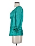 Hale Bob Teal 3/4 Sleeve Blouse Size XS - photo 5