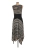 Sangria Stripes Black Casual Dress Size 12 - photo 2