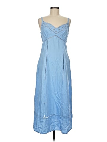 Madewell Sweetheart Midi Dress in Linen-Cotton Blend (view 1)