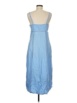 Madewell Sweetheart Midi Dress in Linen-Cotton Blend (view 2)