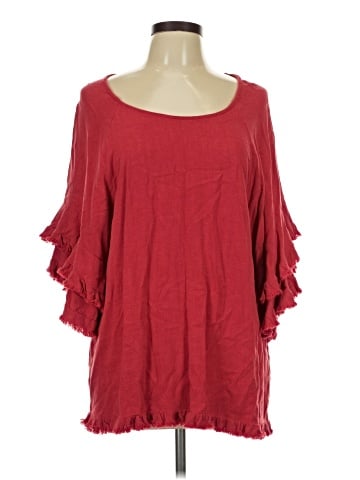 Umgee 3/4 Sleeve Blouse (view 1)