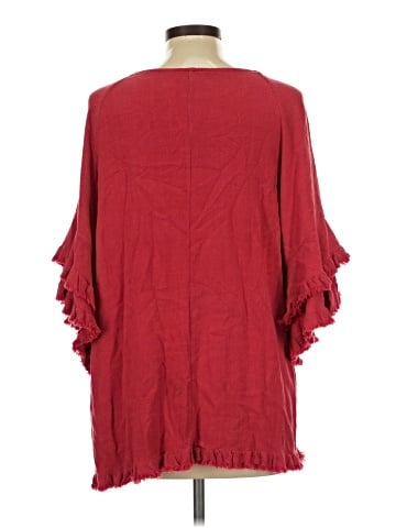 Umgee 3/4 Sleeve Blouse (view 2)