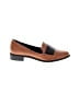 M4D3 100% Leather Color Block Brown Flats Size 9 - photo 1