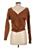 Pink Rose Brown Pullover Sweater Size M - photo 2