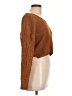 Pink Rose Brown Pullover Sweater Size M - photo 4