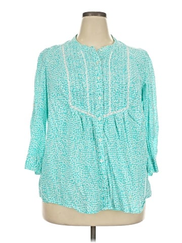 St. John's Bay 3/4 Sleeve Blouse (view 1)