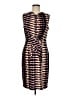 Taylor Stripes Graphic Purple Cocktail Dress Size 8 - photo 1