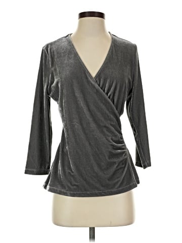 Soft Surroundings 3/4 Sleeve Top (view 1)