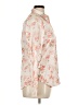 Chaps 100% Cotton Floral Ivory Long Sleeve Blouse Size XL - photo 4