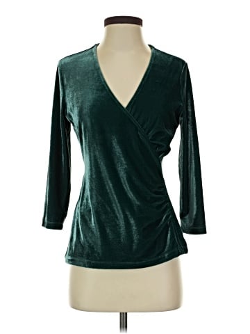 Soft Surroundings 3/4 Sleeve Top (view 1)