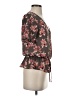 Sienna Sky 100% Polyester Brown Short Sleeve Blouse Size XS - photo 4