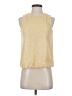 7 For All Mankind 100% Polyester Gold Sleeveless Blouse Size XS - photo 1