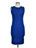 Helmut Lang Solid Blue Cocktail Dress Size L - photo 1