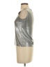Lauren Taylor Metallic Silver Sleeveless Top Size S - photo 5