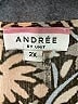 Andree by UNIT 100% Rayon Brown Short Sleeve Blouse Size 2X - photo 7