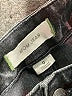 AE77 Stripes Black Jeans Size 0 - photo 7