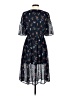 JOA 100% Polyester Paisley Blue Casual Dress Size XS - photo 2