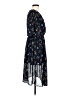 JOA 100% Polyester Paisley Blue Casual Dress Size XS - photo 4