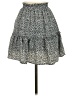 Crescent 100% Polyester Animal Print Gray Casual Skirt Size S - photo 2