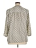 DR2 100% Polyester Ivory 3/4 Sleeve Blouse Size XL - photo 2
