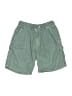 Zara Solid Green Cargo Shorts Size 9 - photo 1