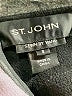 St. John 100% Wool Solid Black Casual Dress Size 8 - photo 7