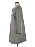 Lafayette 148 New York Gray Wool Coat Size M - photo 5