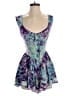 Vanessa Mooney 100% Polyester Tie-dye Purple Romper Size S - photo 1