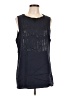 Maison Scotch 100% Viscose Black Blue Sleeveless Blouse Size XL (4) - photo 1