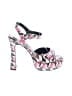 Express 100% Polyester Multi Color Heels Size 8 1/2 - photo 1