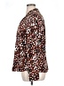 Halogen Animal Print Brown Long Sleeve Blouse Size XL - photo 5