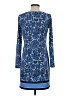 MICHAEL Michael Kors Print Blue Casual Dress Size S (petite) - photo 2