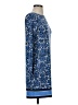 MICHAEL Michael Kors Print Blue Casual Dress Size S (petite) - photo 4